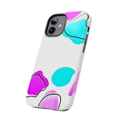 Abstract Shapes Preppy Pastel Style (Version 2) Tough Phone Case | Aesthetic