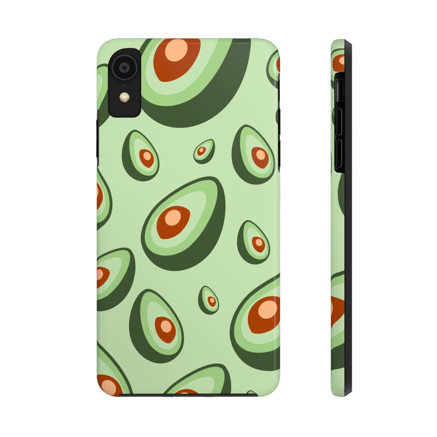 Trendy Avocado Pattern Green Aesthetic Minimal Fruit Phone Case | Food