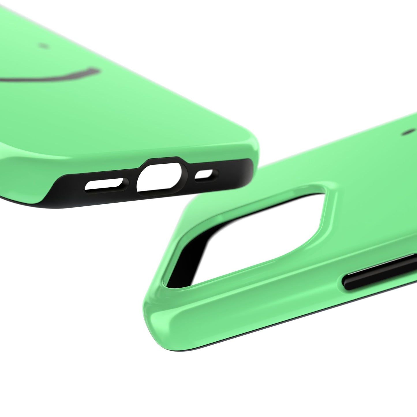 Simple Smile Green Face Tough Phone Case | Other