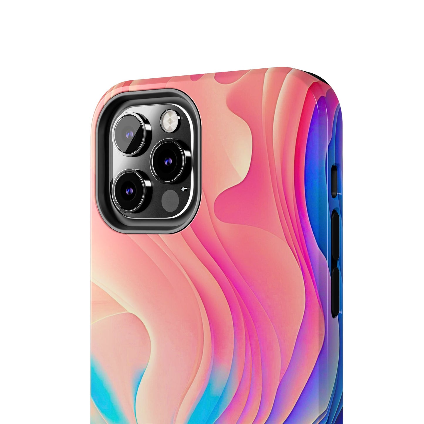 Abstract Pastel Waves Tough Phone Case | Aesthetic