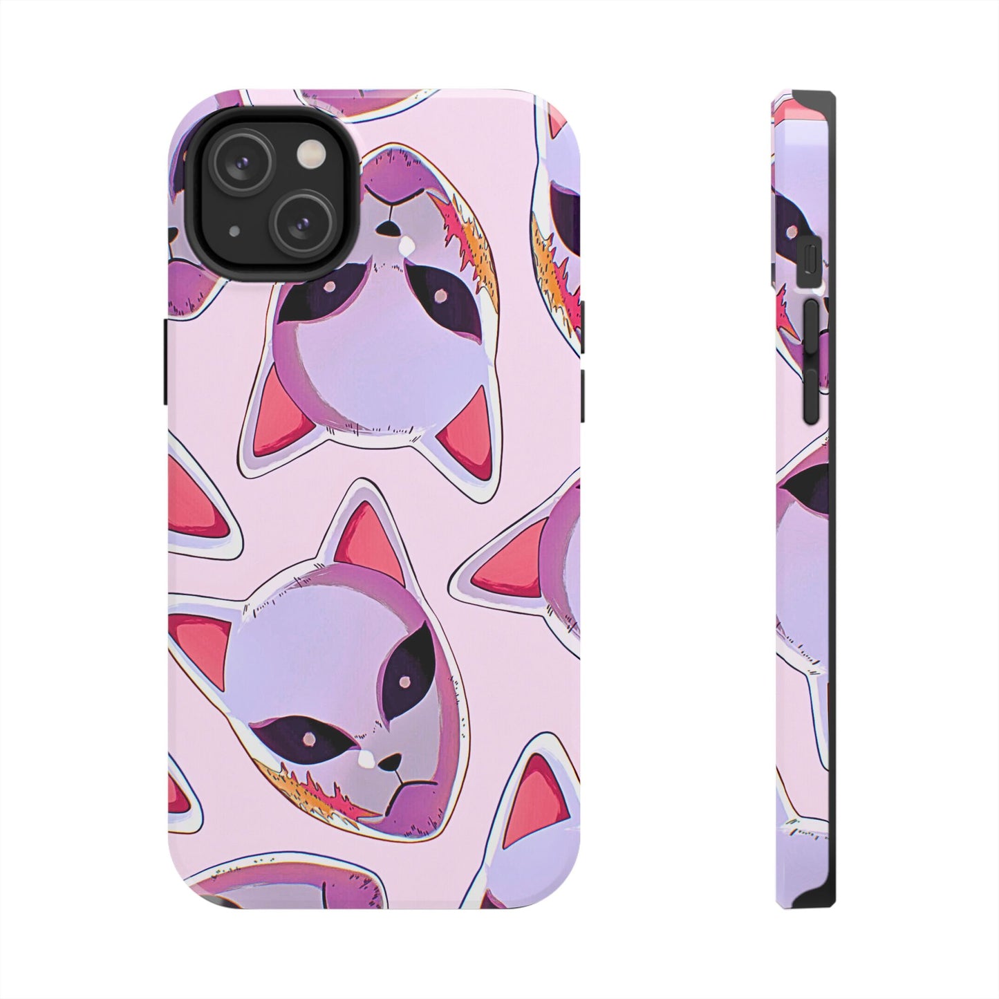 Sabito Fox Mask Pattern Tough Phone Case | Anime - Demon Slayer