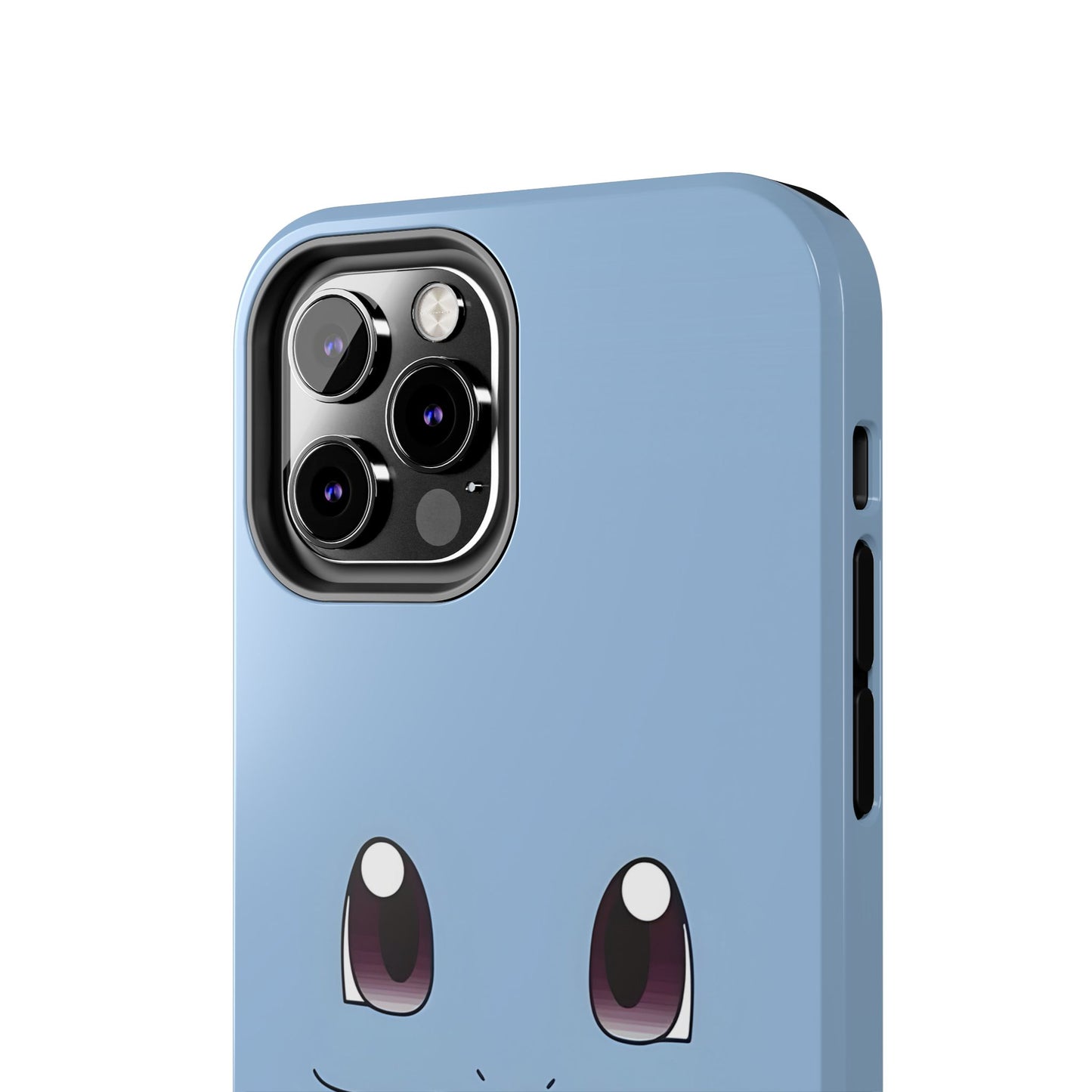 Blue Turtle Simple Blue Smile Tough Phone Case | Anime