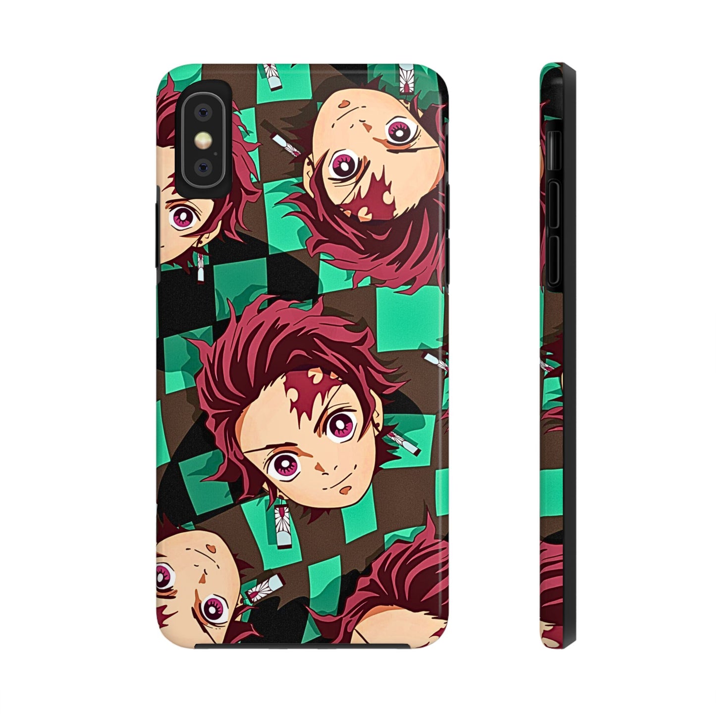 Tanjiro Kamado Head Pattern Tough Phone Case | Anime - Demon Slayer