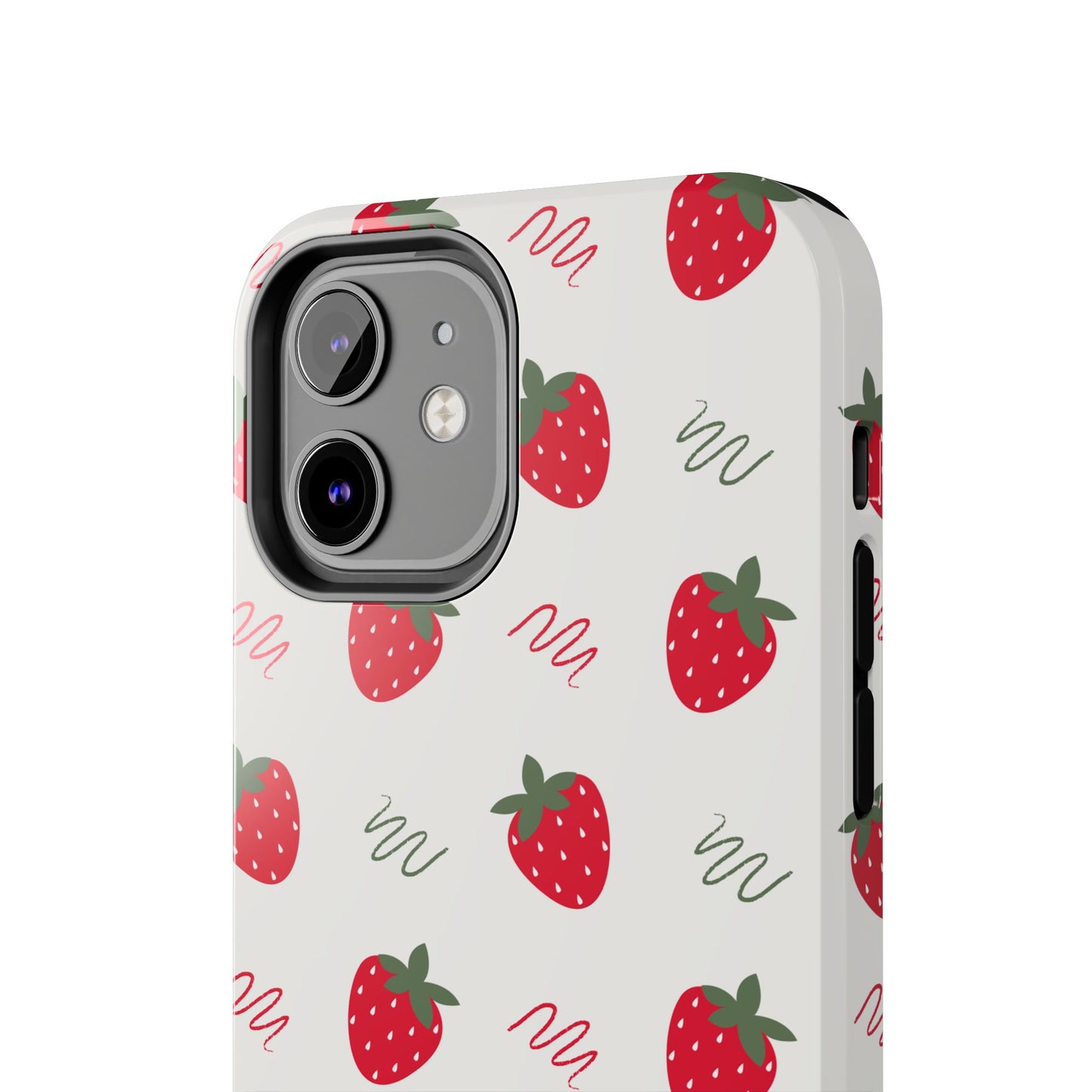 Strawberry Doodle Delight Tough Phone Case | Food