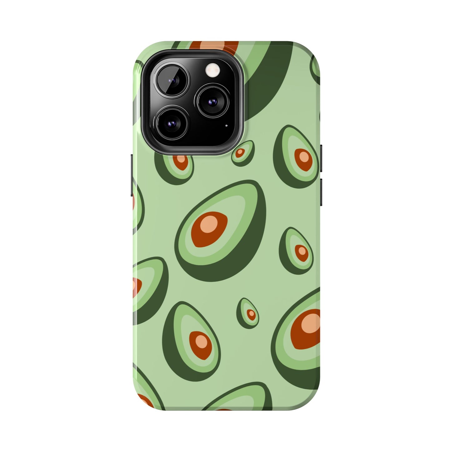 Trendy Avocado Pattern Green Aesthetic Minimal Fruit Phone Case | Food