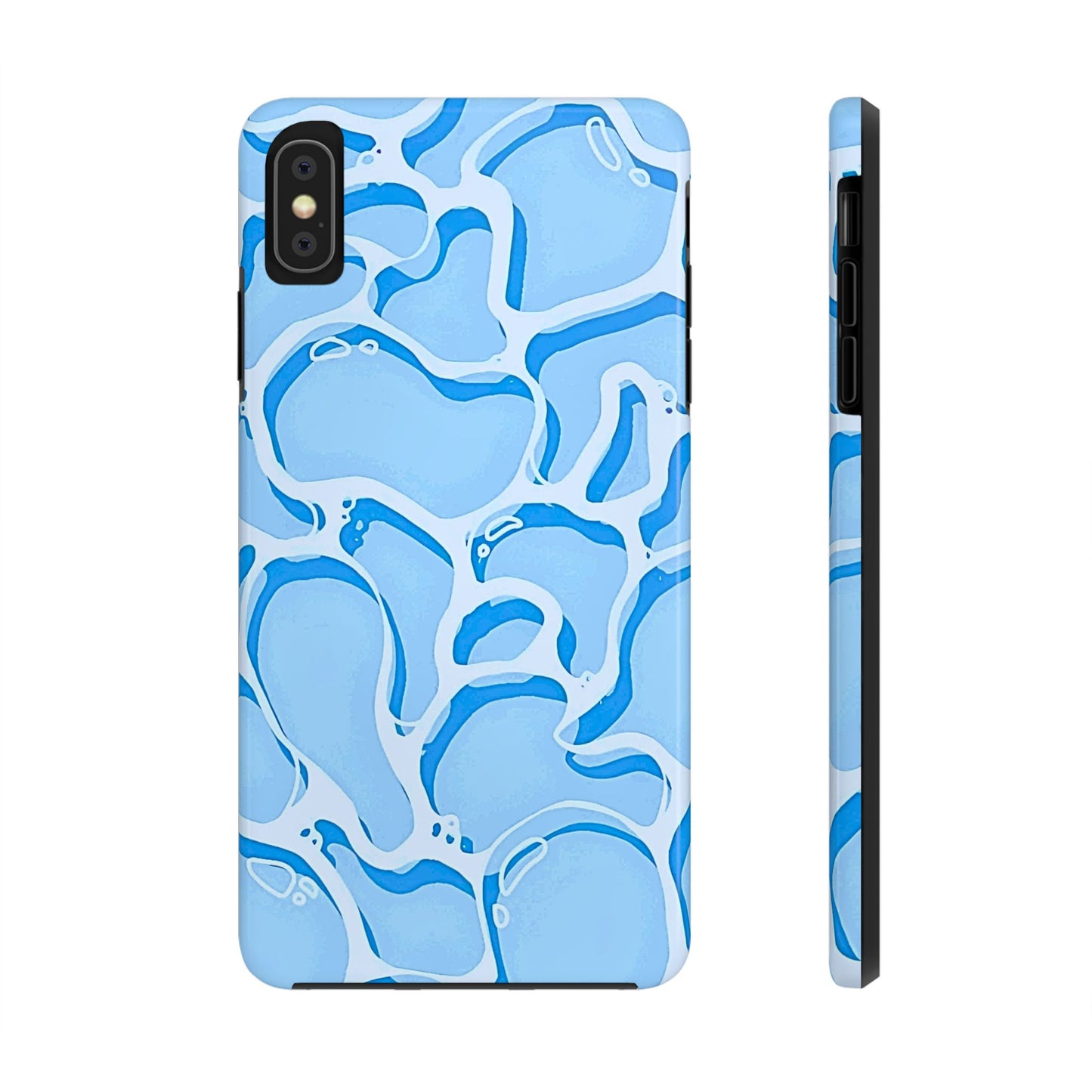 Funda resistente para teléfono con estampado de agua de piscina | Estética