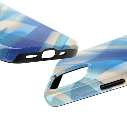 Pastel Plaid Pattern Clean Tough Phone Case | Aesthetic