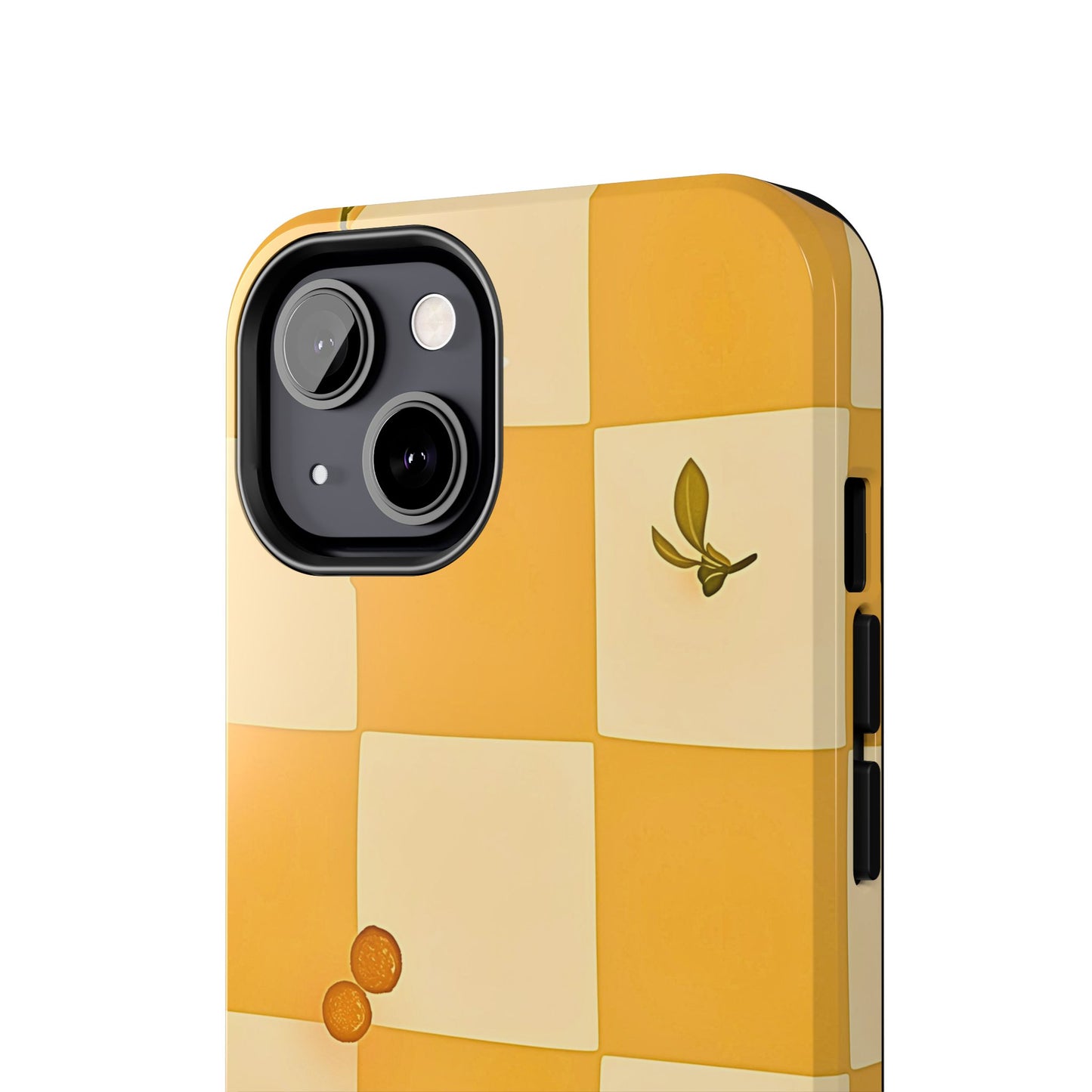 Yellow Checkered Preppy Daisies Tough Phone Case | Aesthetic