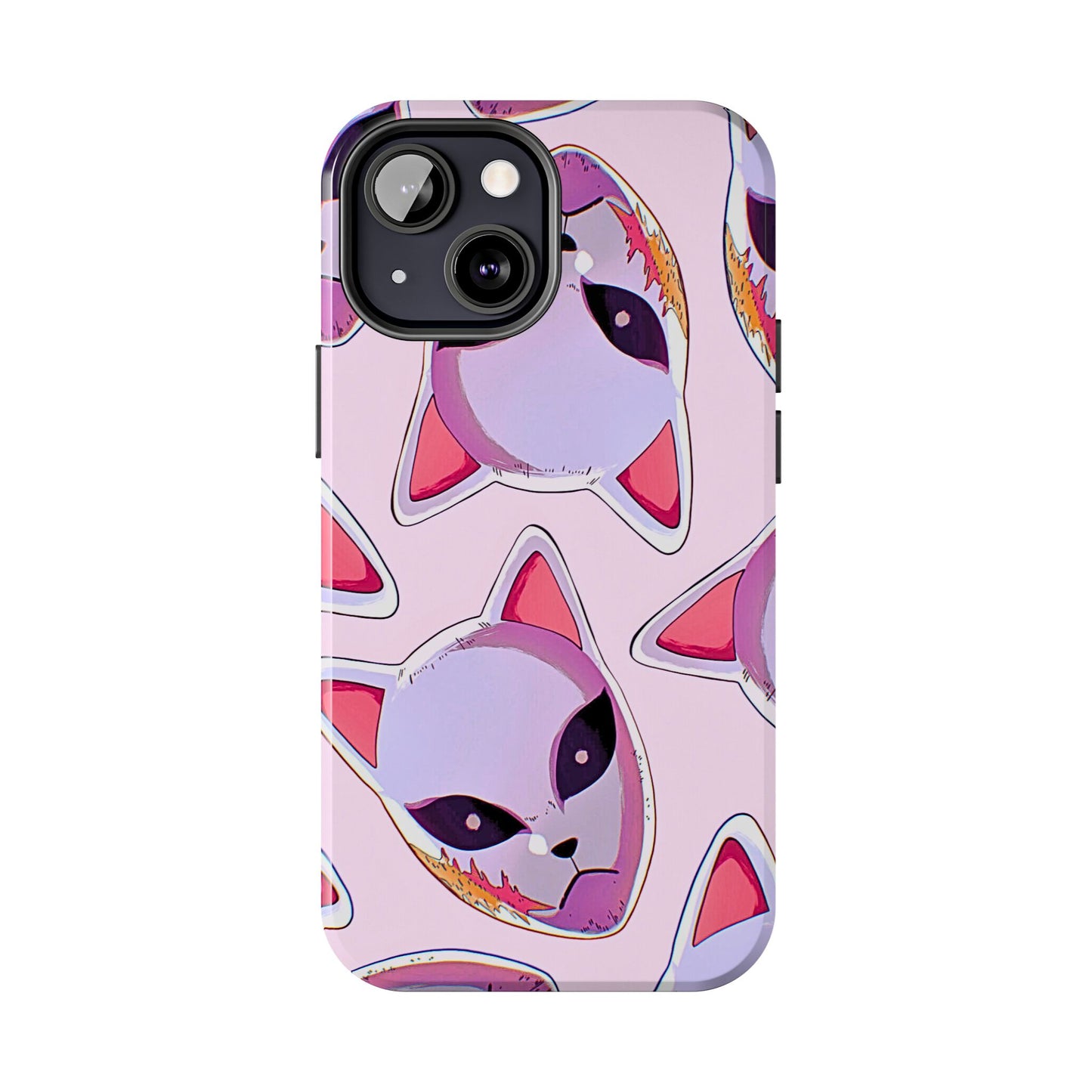 Sabito Fox Mask Pattern Tough Phone Case | Anime - Demon Slayer
