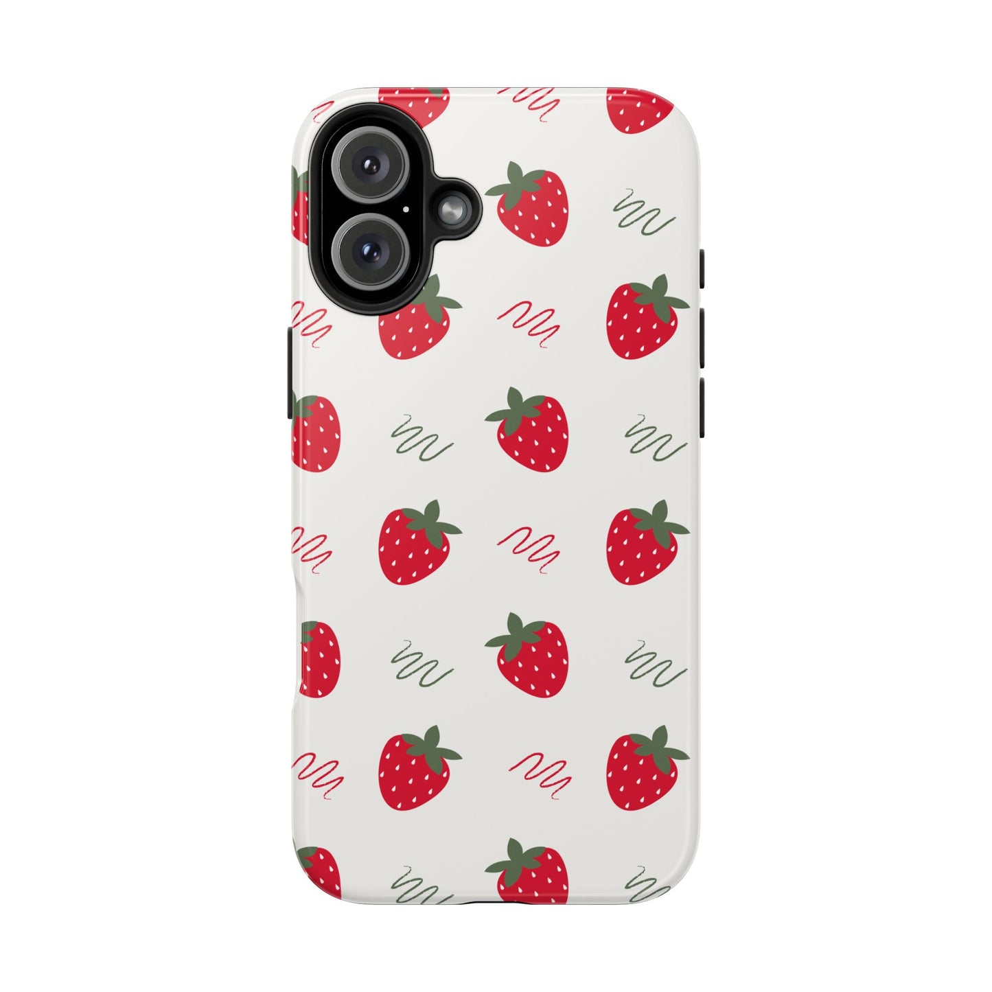 Strawberry Doodle Delight Tough Phone Case | Food