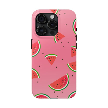 Pink and Red Gradient Watermelon Tough Phone Case | Food