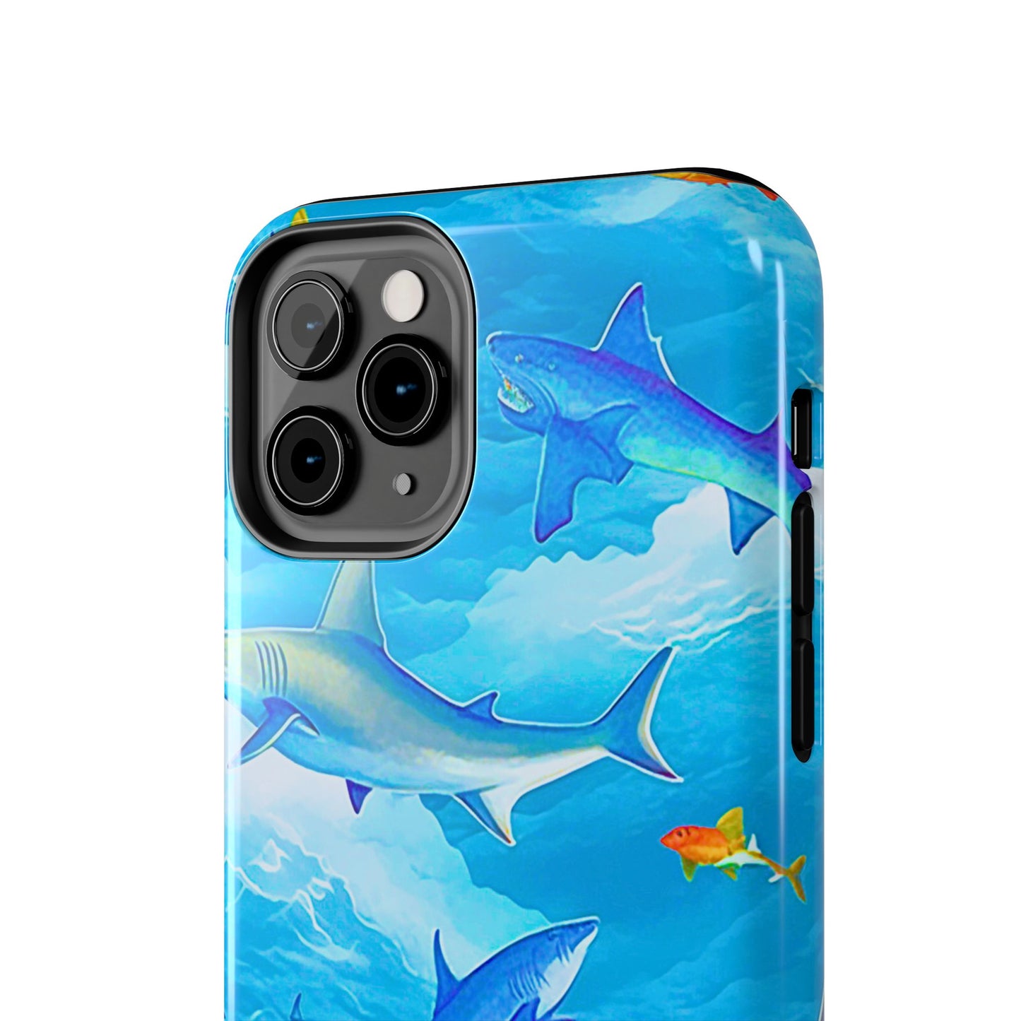 Sharks in the Sky Pattern Style Tough Phone Case | Animals