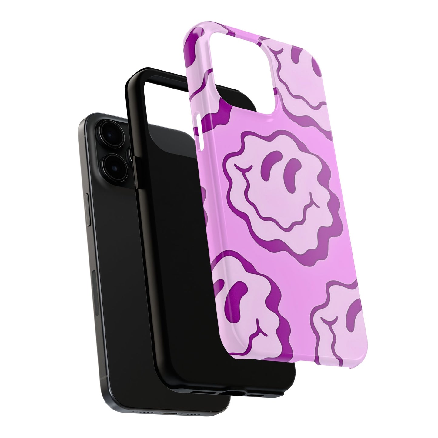 Waving Smile Preppy Pinky Tough Phone Case | Aesthetic