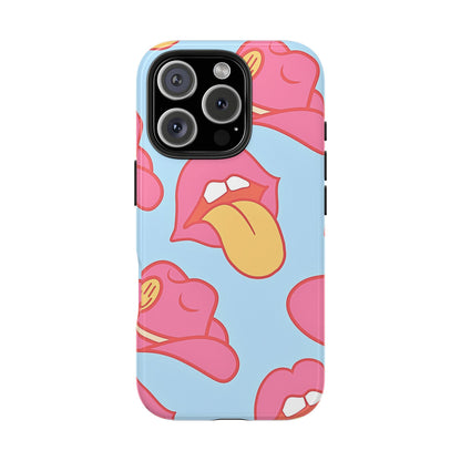 Funda resistente para teléfono con estampado de sombrero vaquero y labios sensuales (versión 1) | Estética