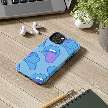 Funda resistente para teléfono con estampado de sombrero vaquero y labios sensuales (versión 2) | Estética