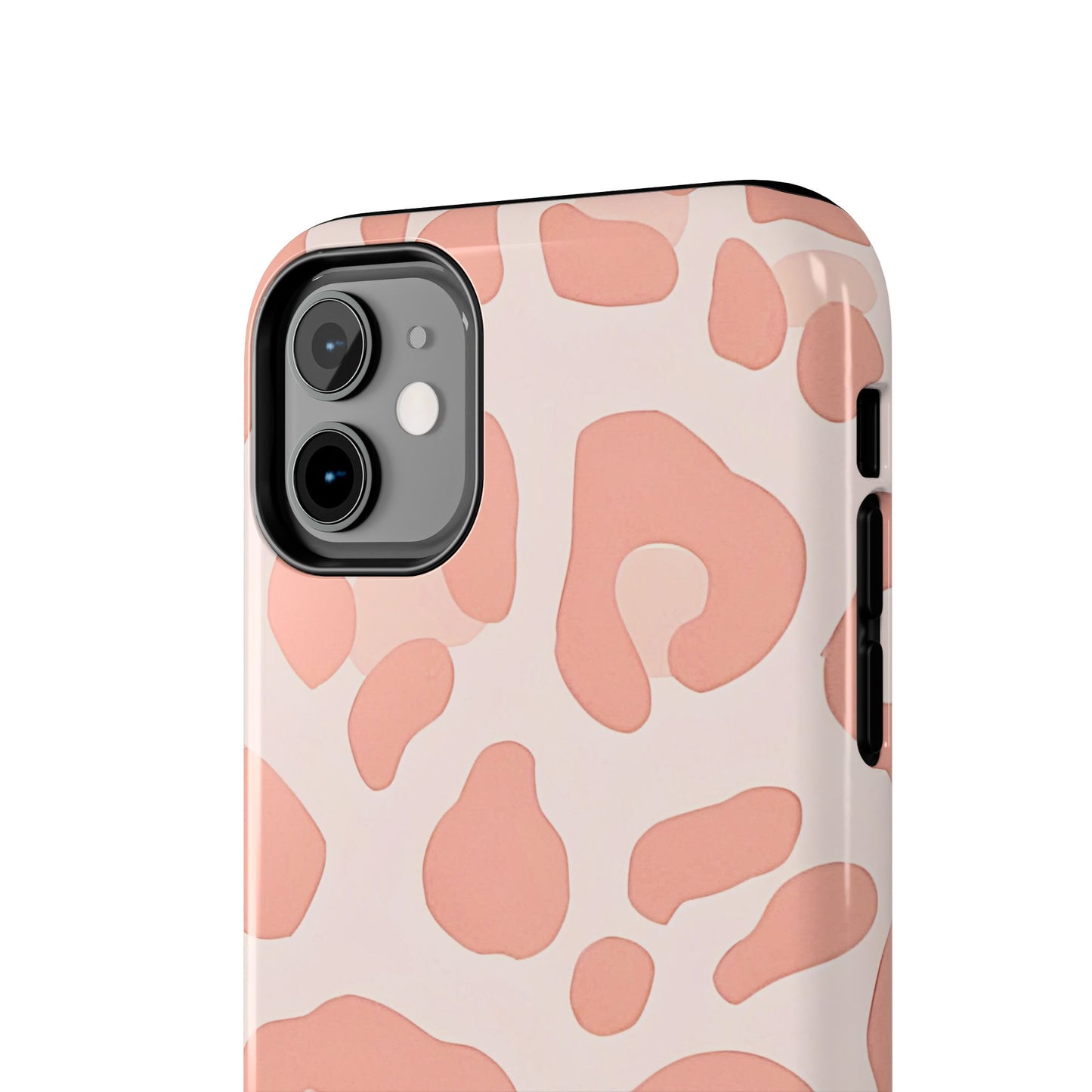 Funda resistente para teléfono con estampado de leopardo rosa preppy | Estética