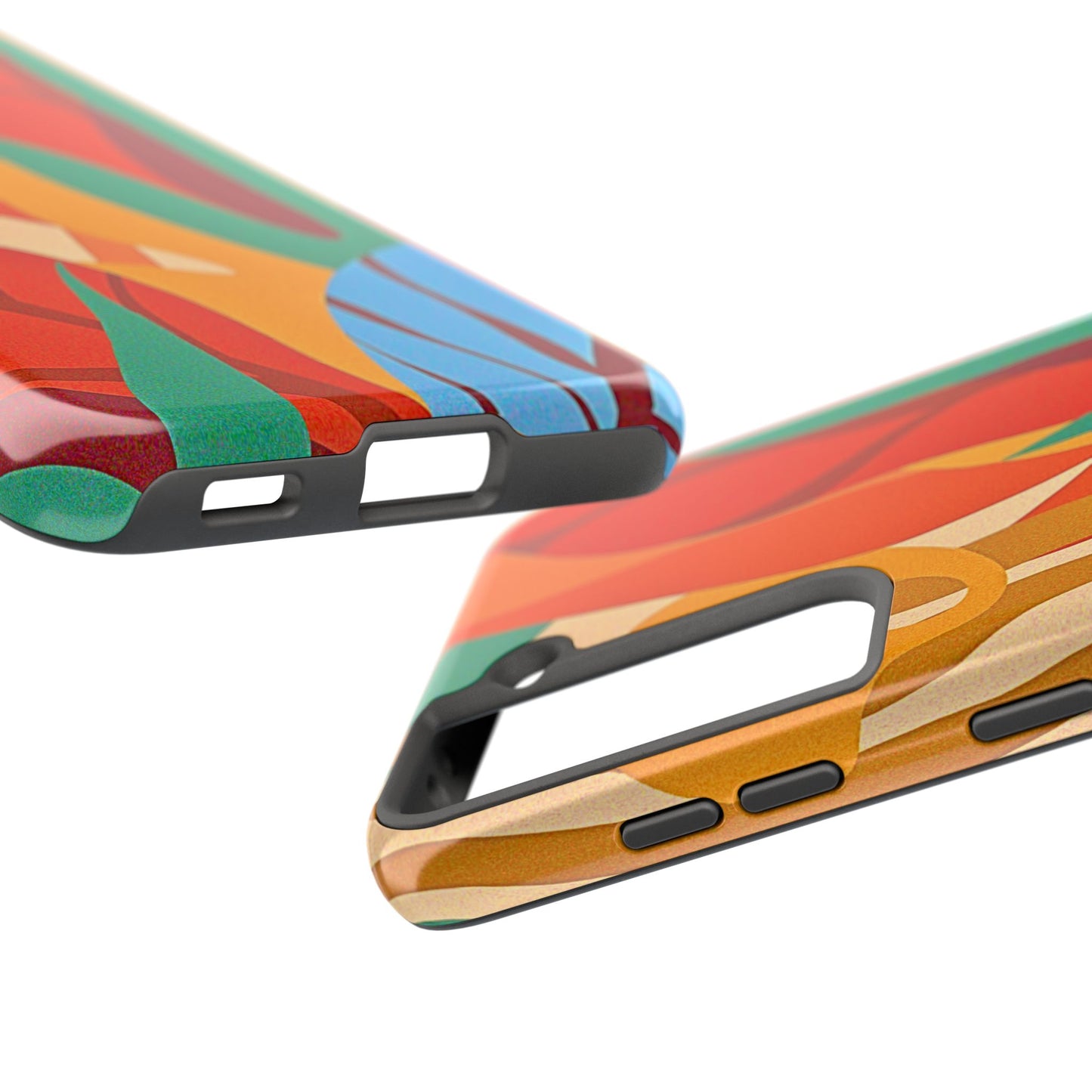 Abstract Autumn Leaves Tough Phone Case | Aesthetic