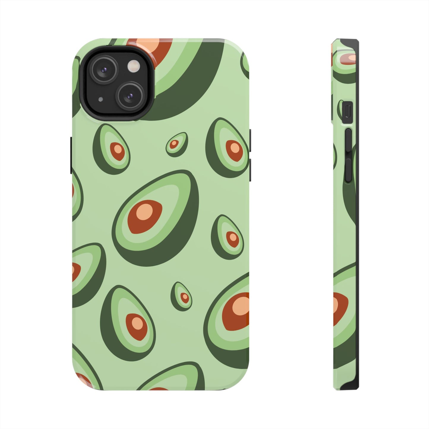 Trendy Avocado Pattern Green Aesthetic Minimal Fruit Phone Case | Food