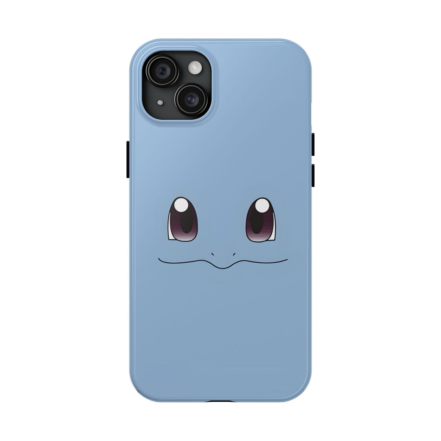 Blue Turtle Simple Blue Smile Tough Phone Case | Anime