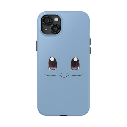 Blue Turtle Simple Blue Smile Tough Phone Case | Anime