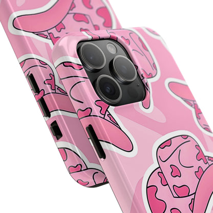 Pink Cowboy Hat Preppy Tough Phone Case | Aesthetic
