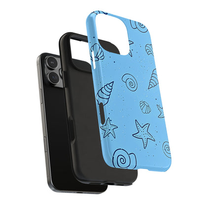 Funda resistente para teléfono Shells azul claro | Estética