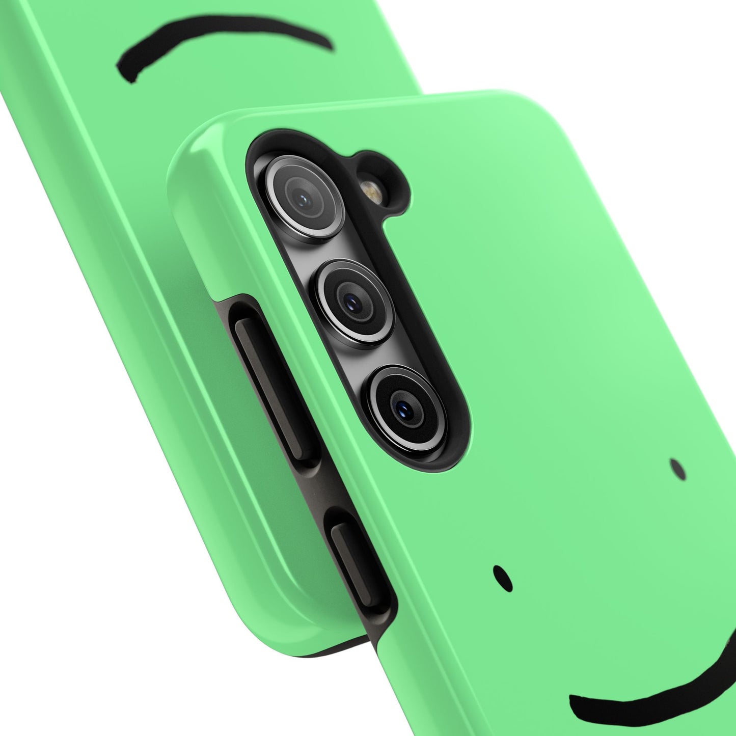 Simple Smile Green Face Tough Phone Case | Other