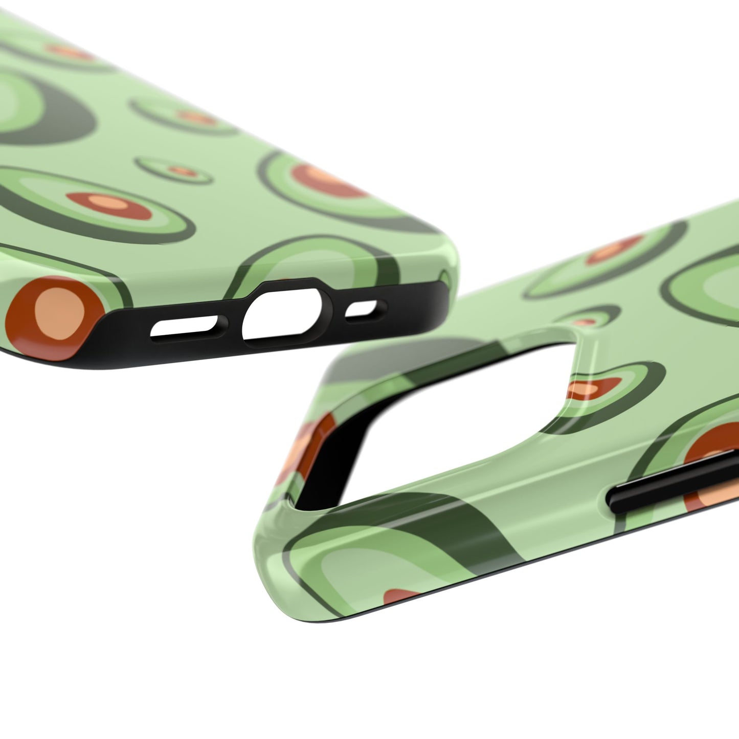 Trendy Avocado Pattern Green Aesthetic Minimal Fruit Phone Case | Food