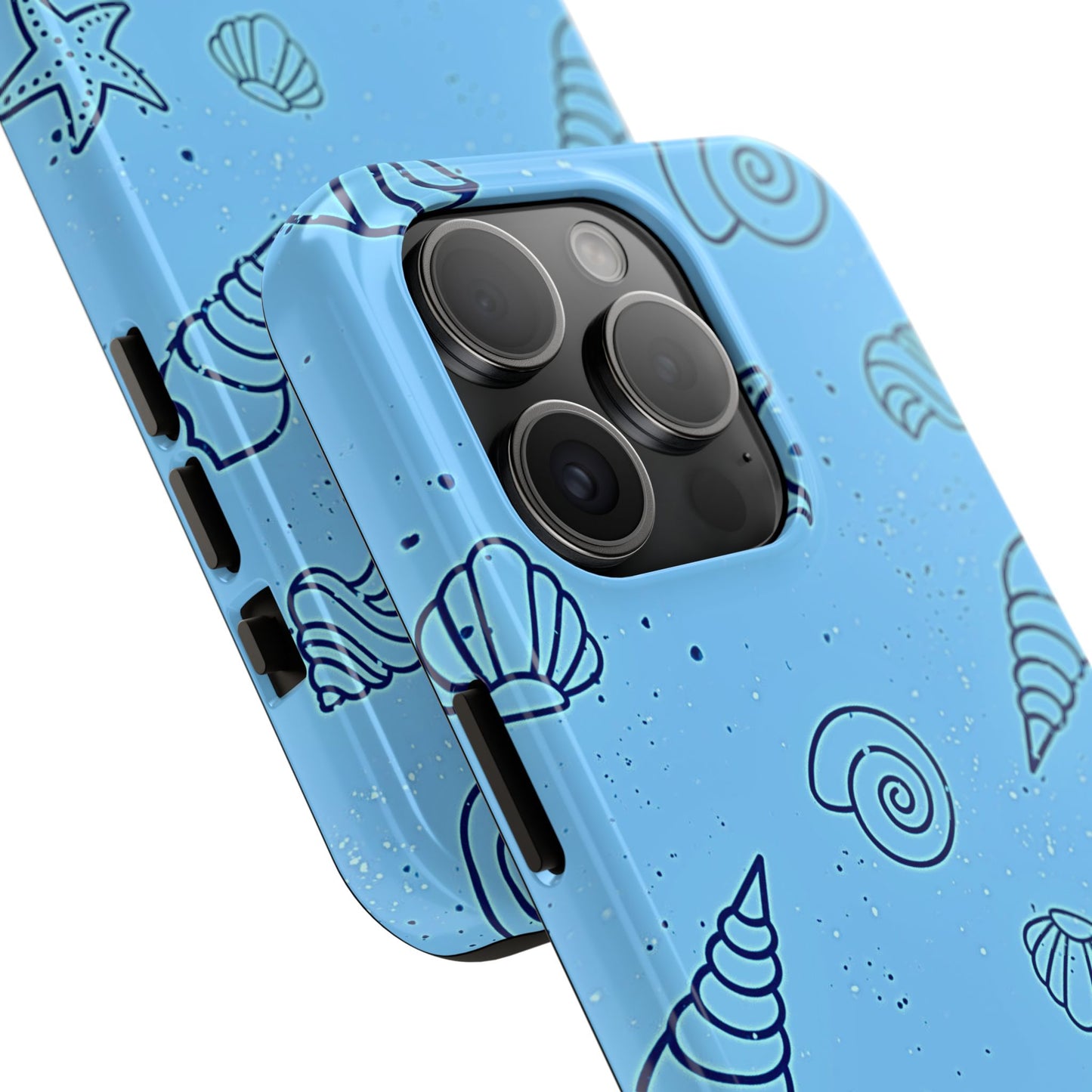 Funda resistente para teléfono Shells azul claro | Estética