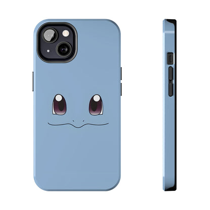 Blue Turtle Simple Blue Smile Tough Phone Case | Anime
