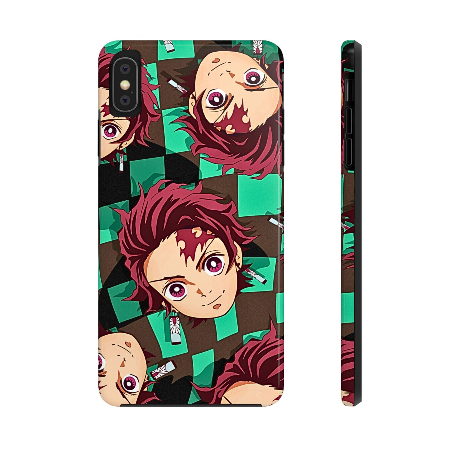 Tanjiro Kamado Head Pattern Tough Phone Case | Anime - Demon Slayer