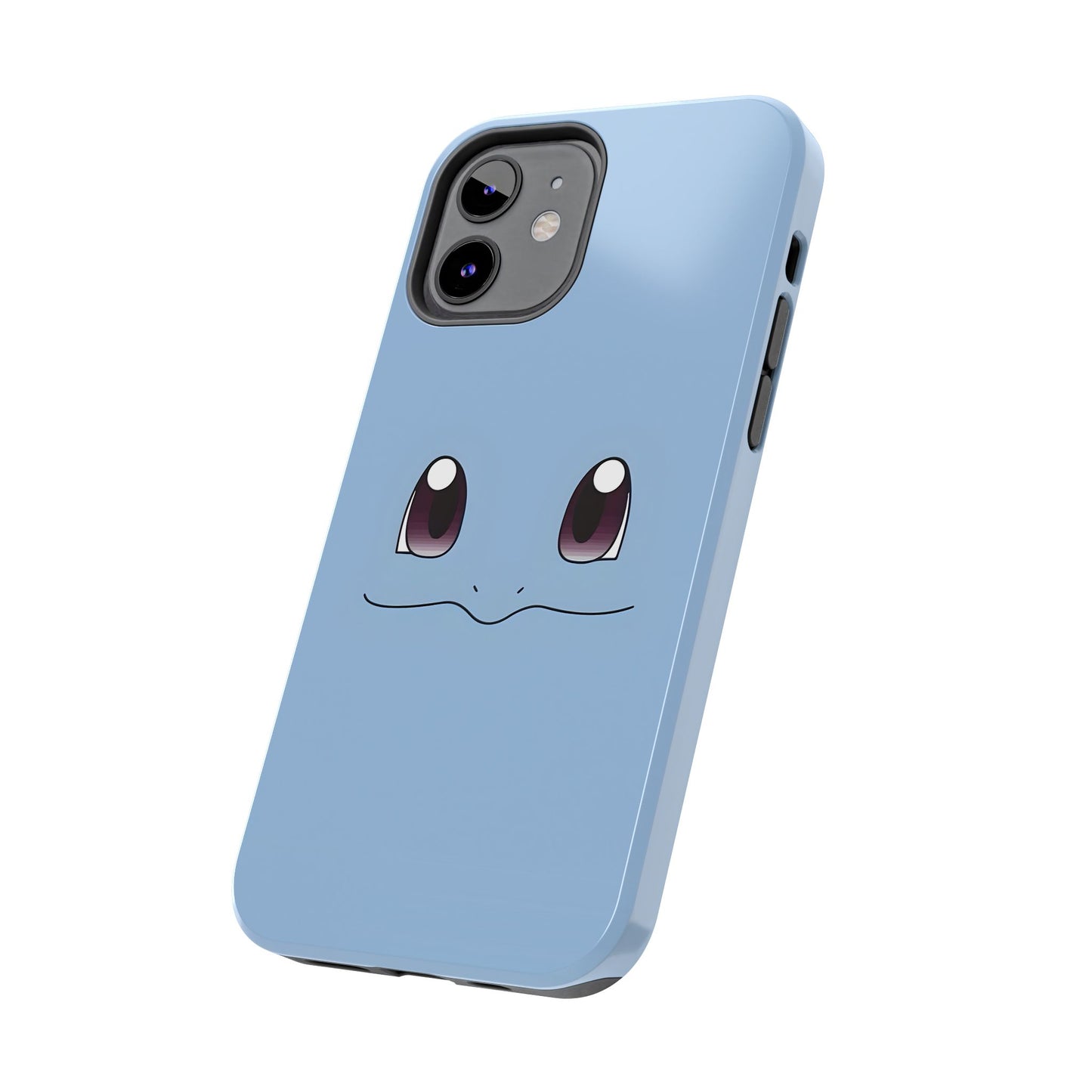 Blue Turtle Simple Blue Smile Tough Phone Case | Anime