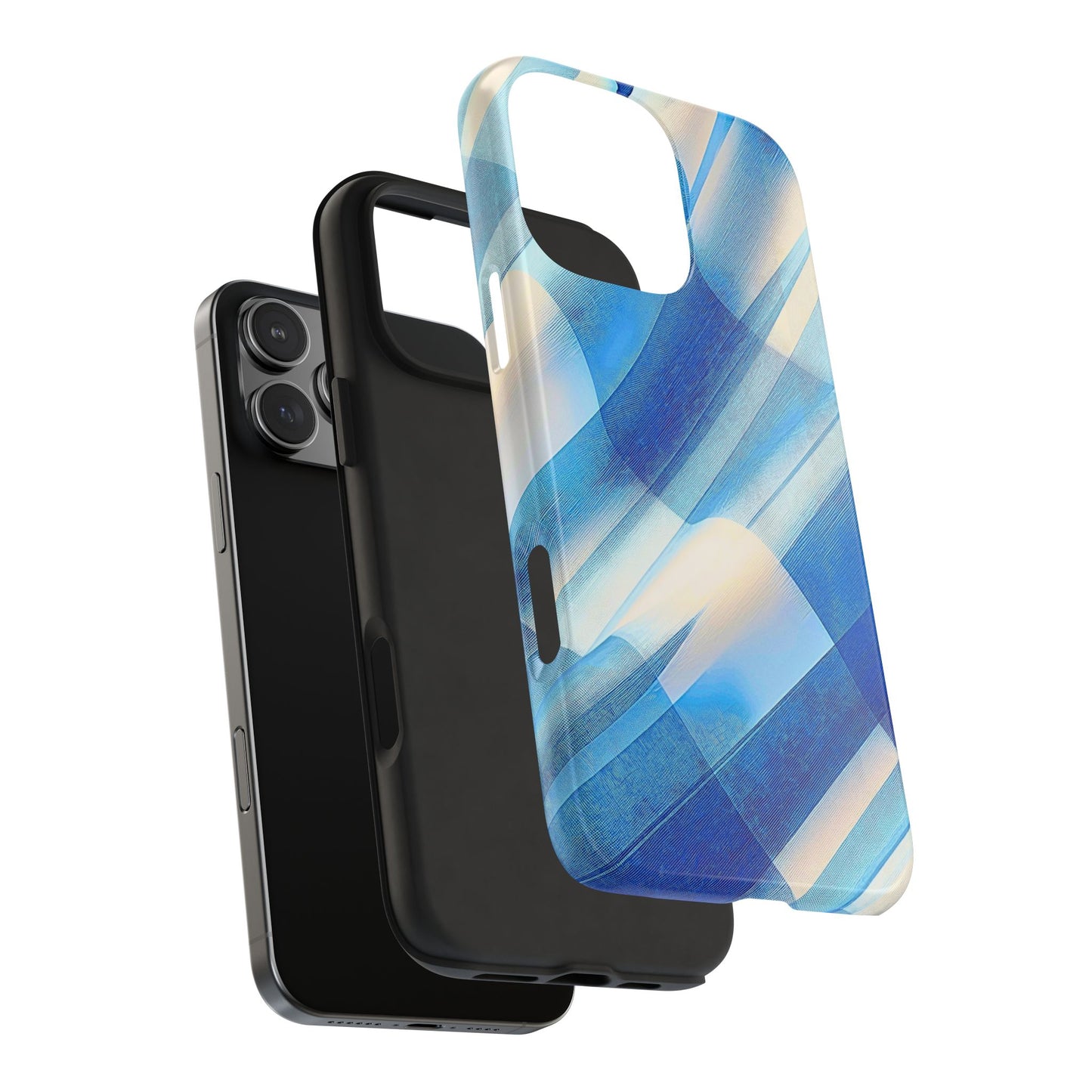 Pastel Plaid Pattern Clean Tough Phone Case | Aesthetic
