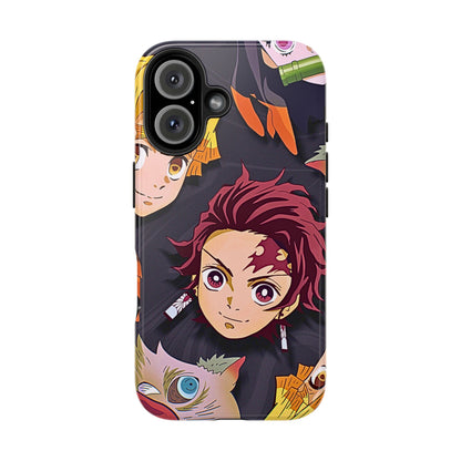 Demon Slayer Gang Tough Phone Case | Anime - Demon Slayer