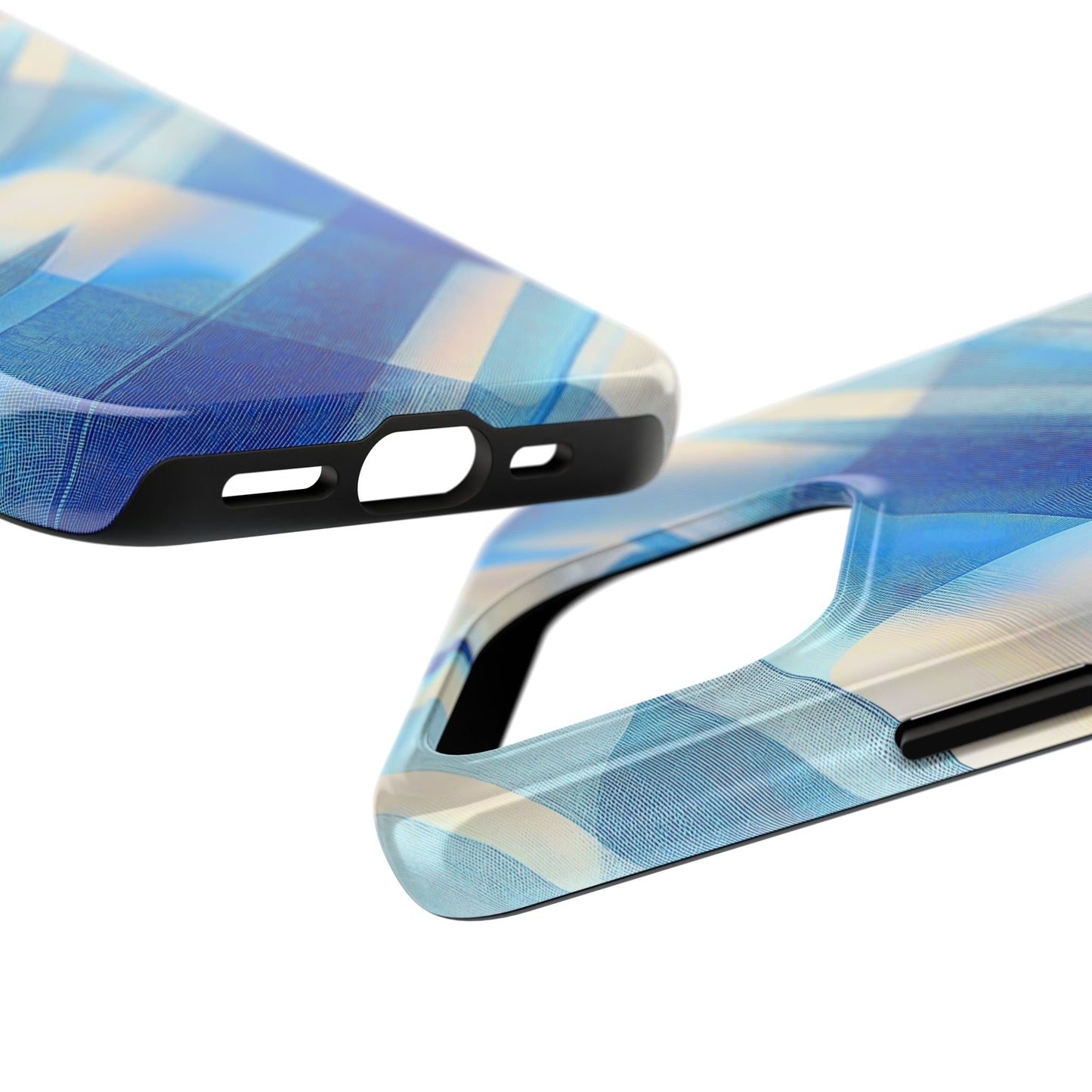 Pastel Plaid Pattern Clean Tough Phone Case | Aesthetic
