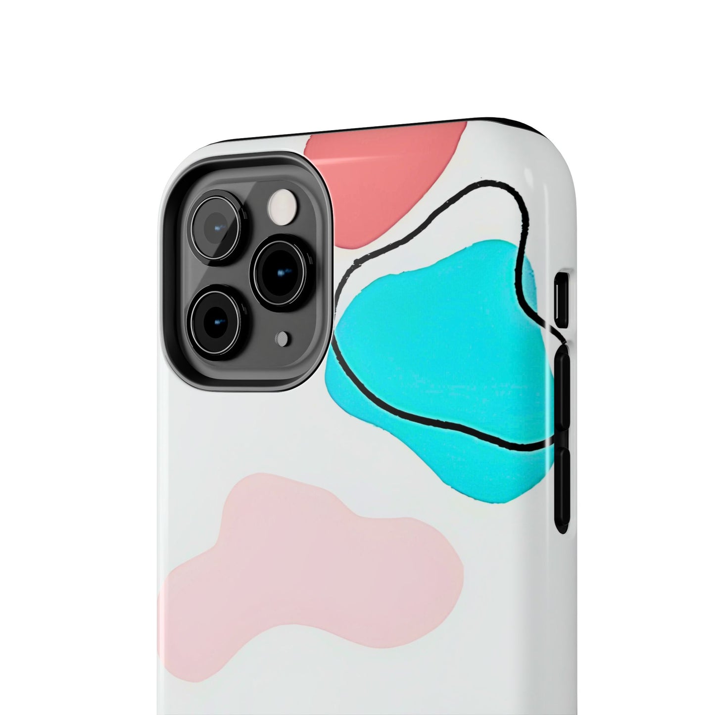 Abstract Shapes Preppy Pastel Style (Version 1) Tough Phone Case | Aesthetic