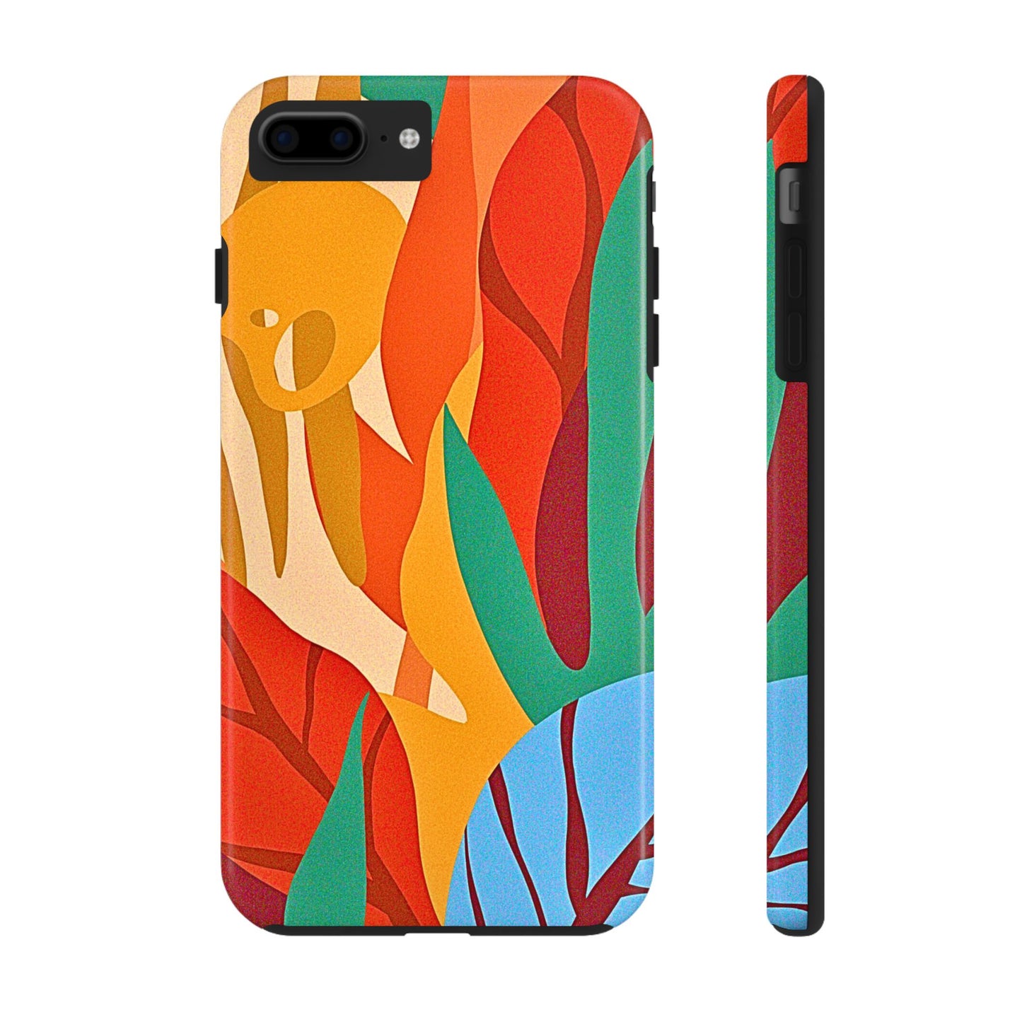 Abstract Autumn Leaves Tough Phone Case | Aesthetic