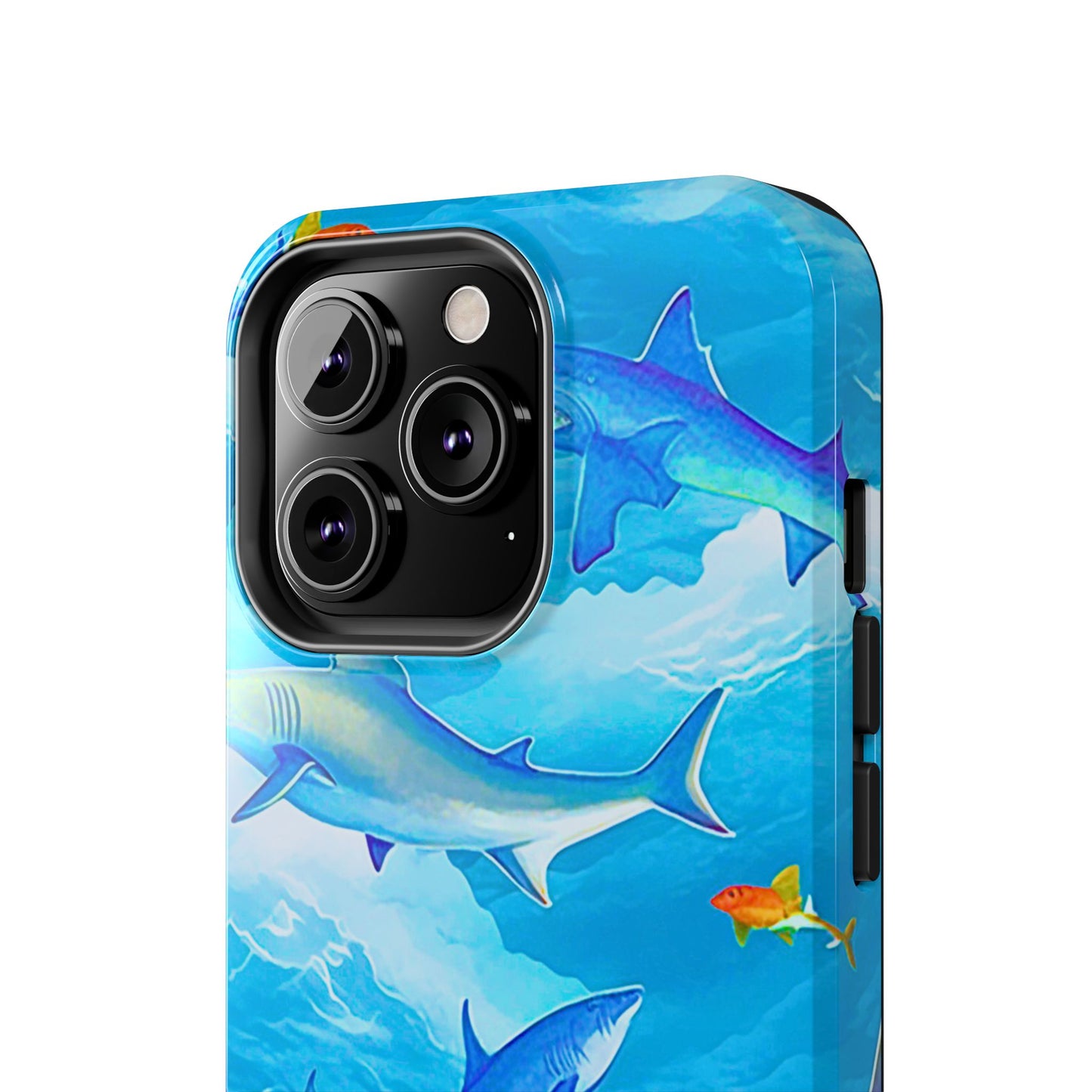 Sharks in the Sky Pattern Style Tough Phone Case | Animals