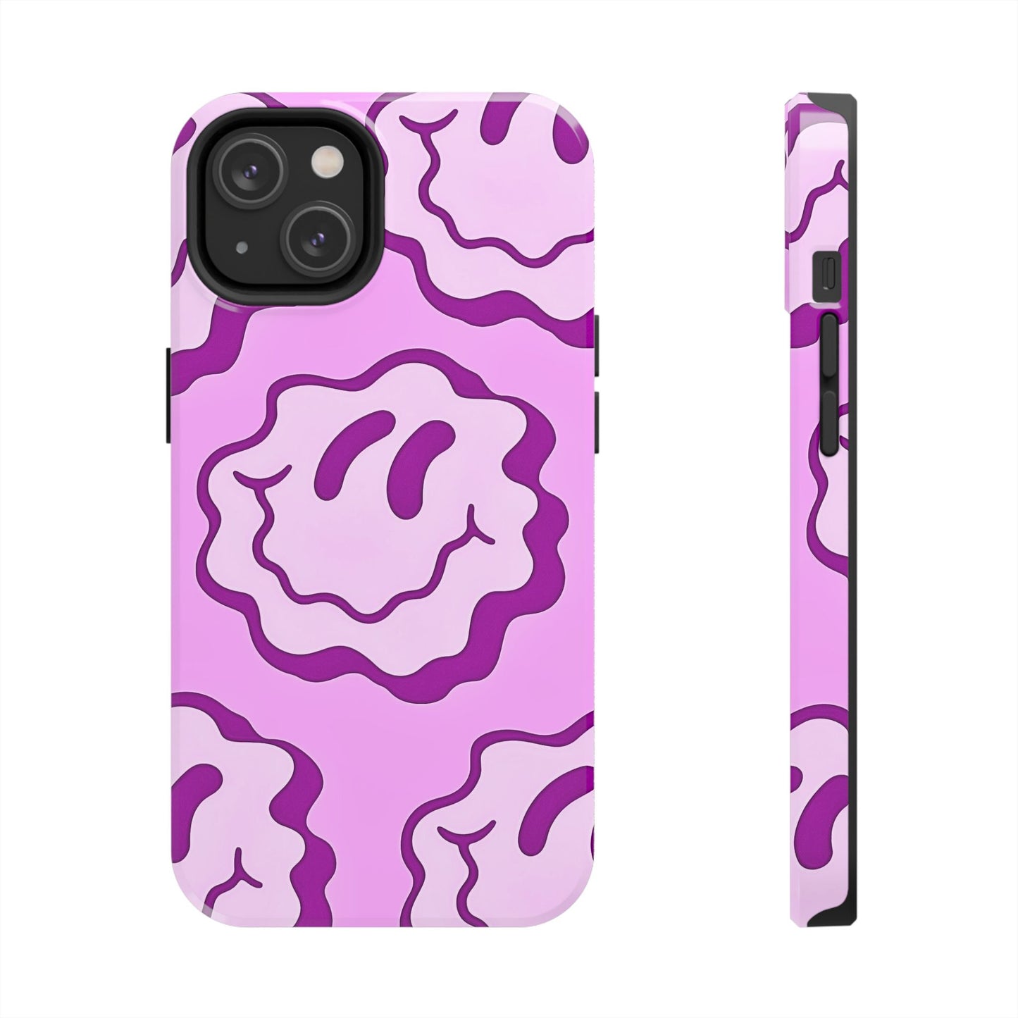 Waving Smile Preppy Pinky Tough Phone Case | Aesthetic