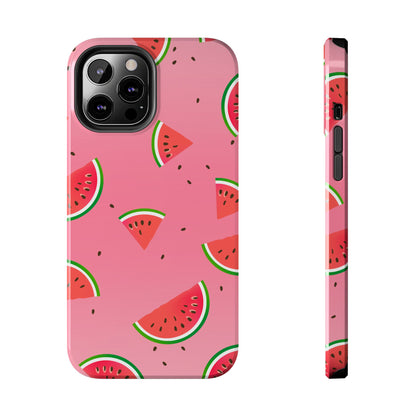 Pink and Red Gradient Watermelon Tough Phone Case | Food