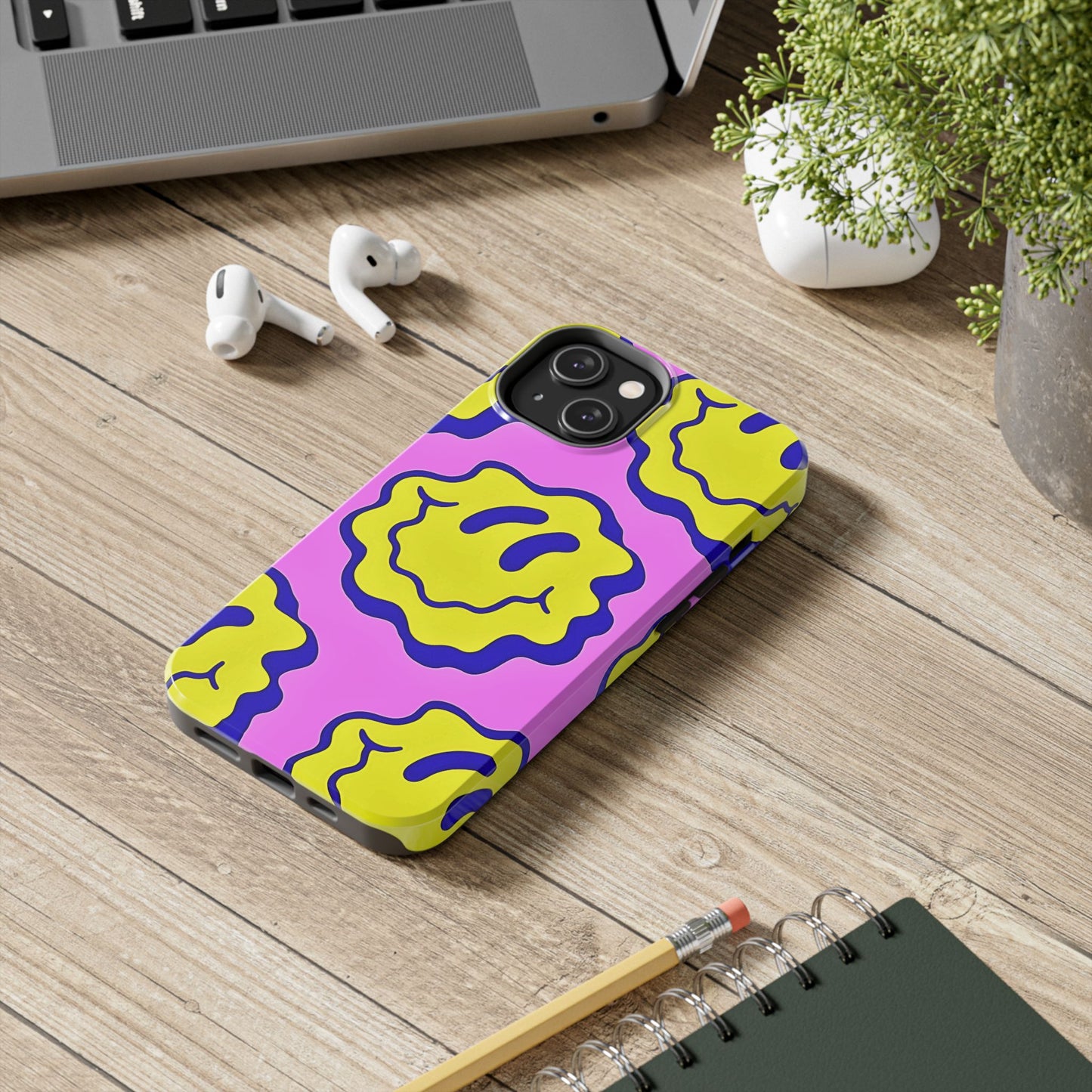 Waving Smile Preppy Tough Phone Case | Aesthetic