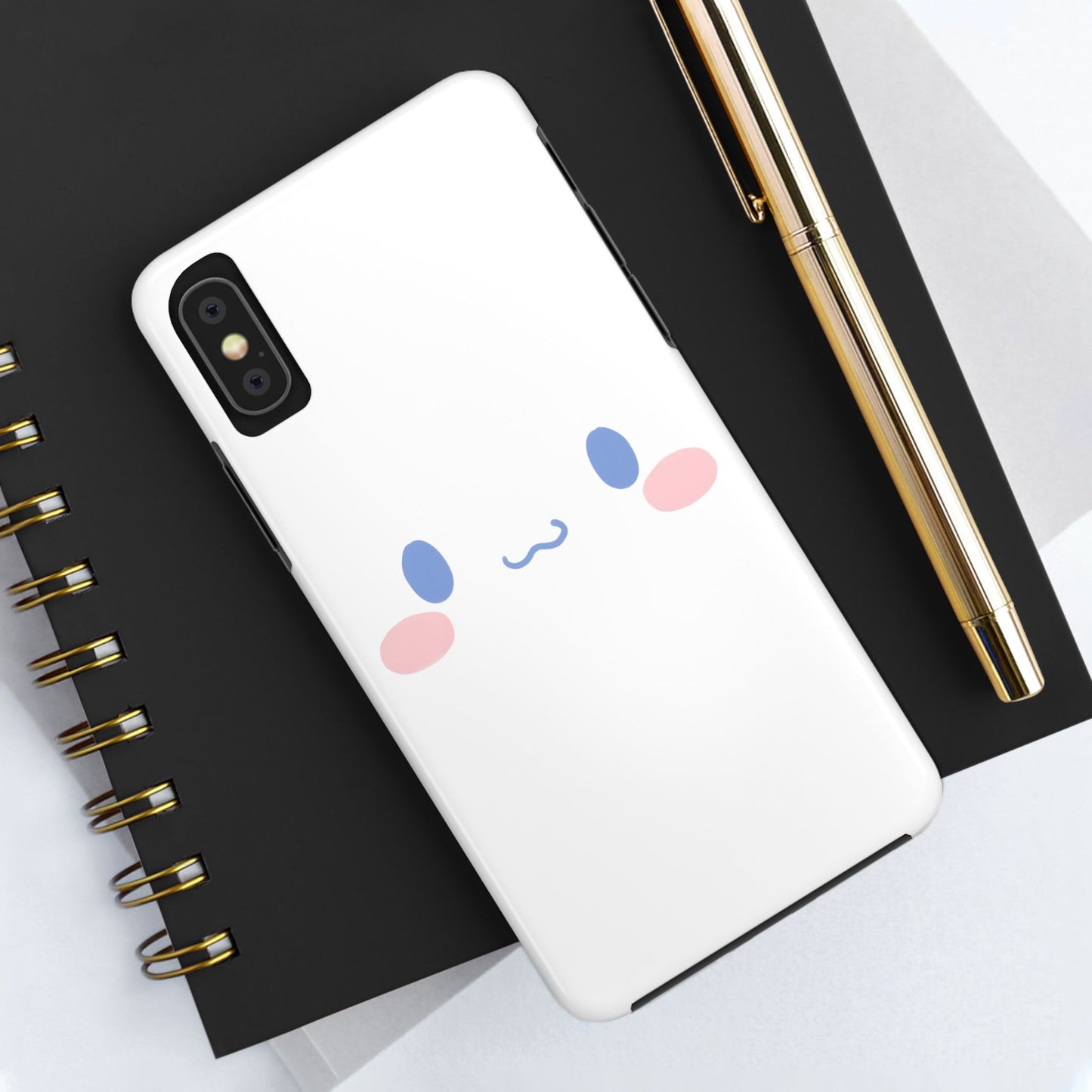 Sanrio Cinnamoroll Cute Face Pastel Kawaii Minimal Tough Phone Case | Cartoons
