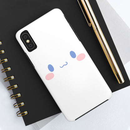 Sanrio Cinnamoroll Cute Face Pastel Kawaii Minimal Tough Phone Case | Cartoons