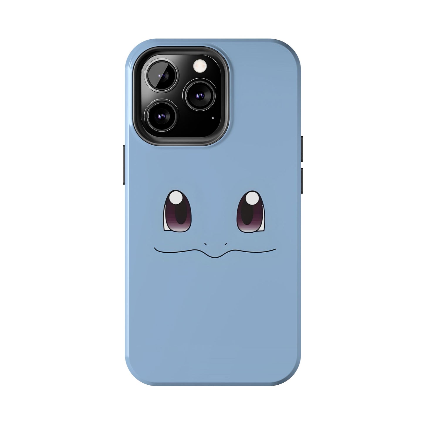 Blue Turtle Simple Blue Smile Tough Phone Case | Anime