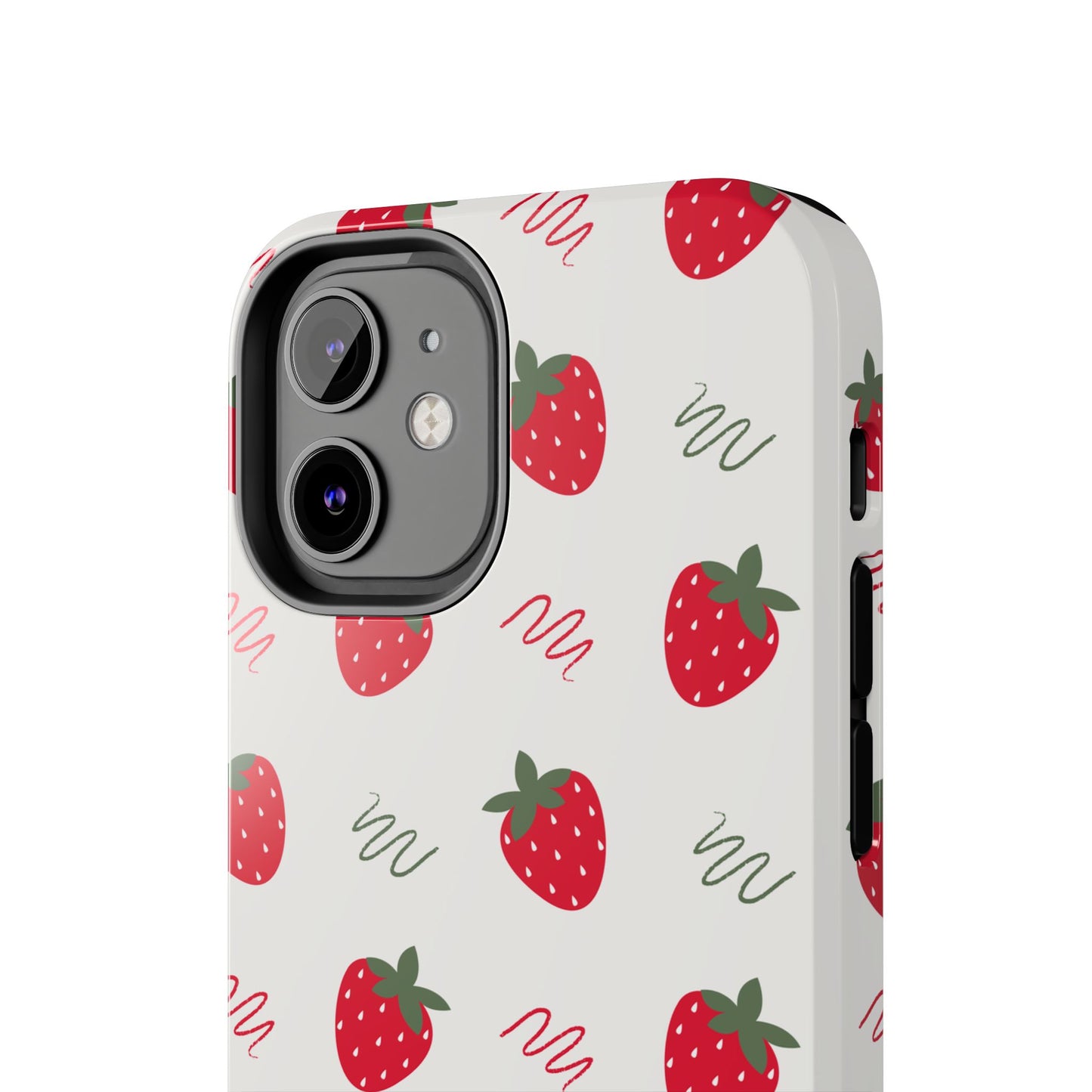 Strawberry Doodle Delight Tough Phone Case | Food