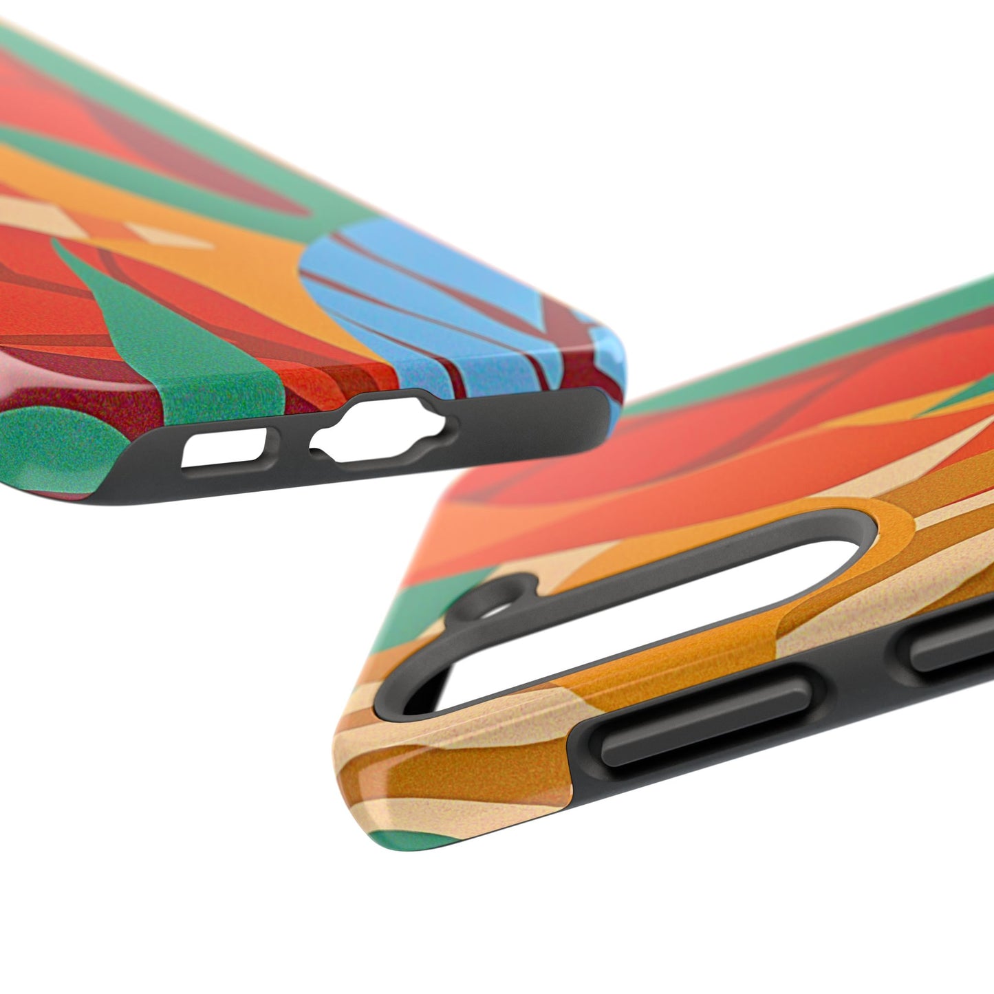 Abstract Autumn Leaves Tough Phone Case | Aesthetic