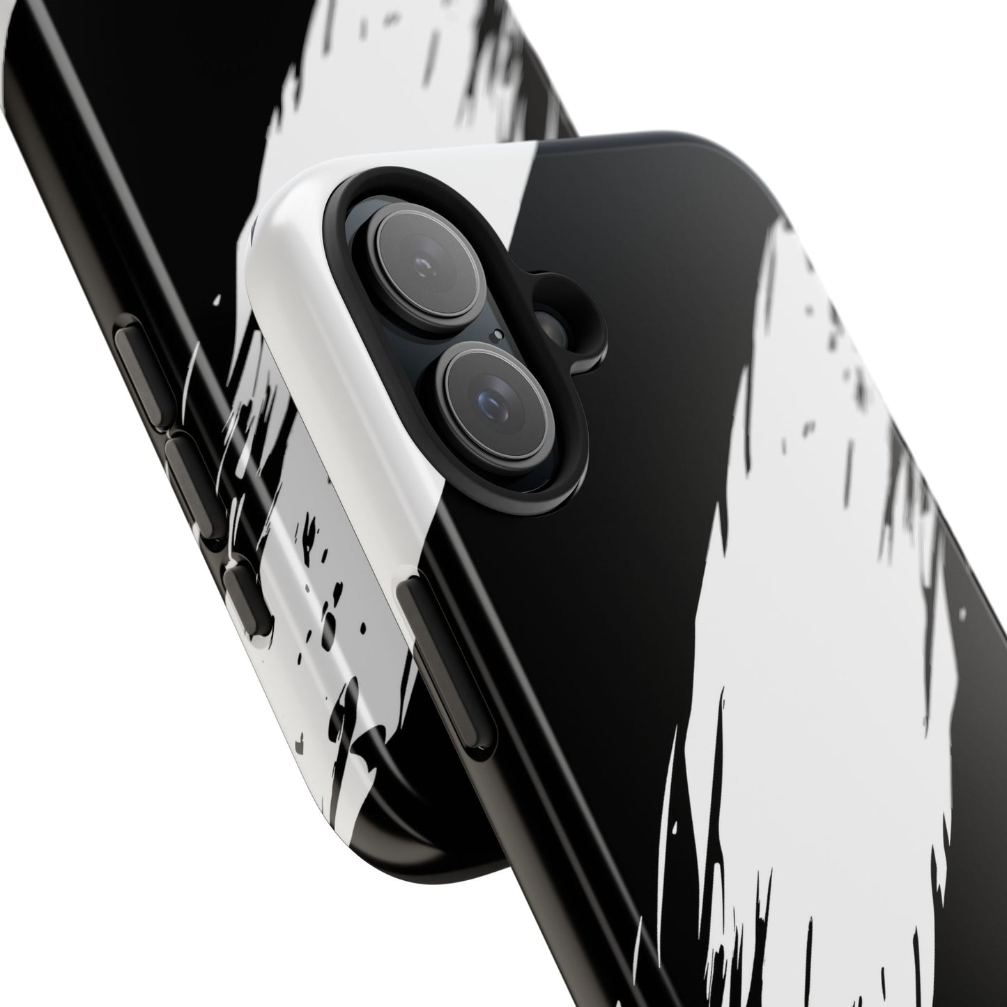 Funda/cubierta resistente para teléfono con rayas diagonales en blanco roto | Estética