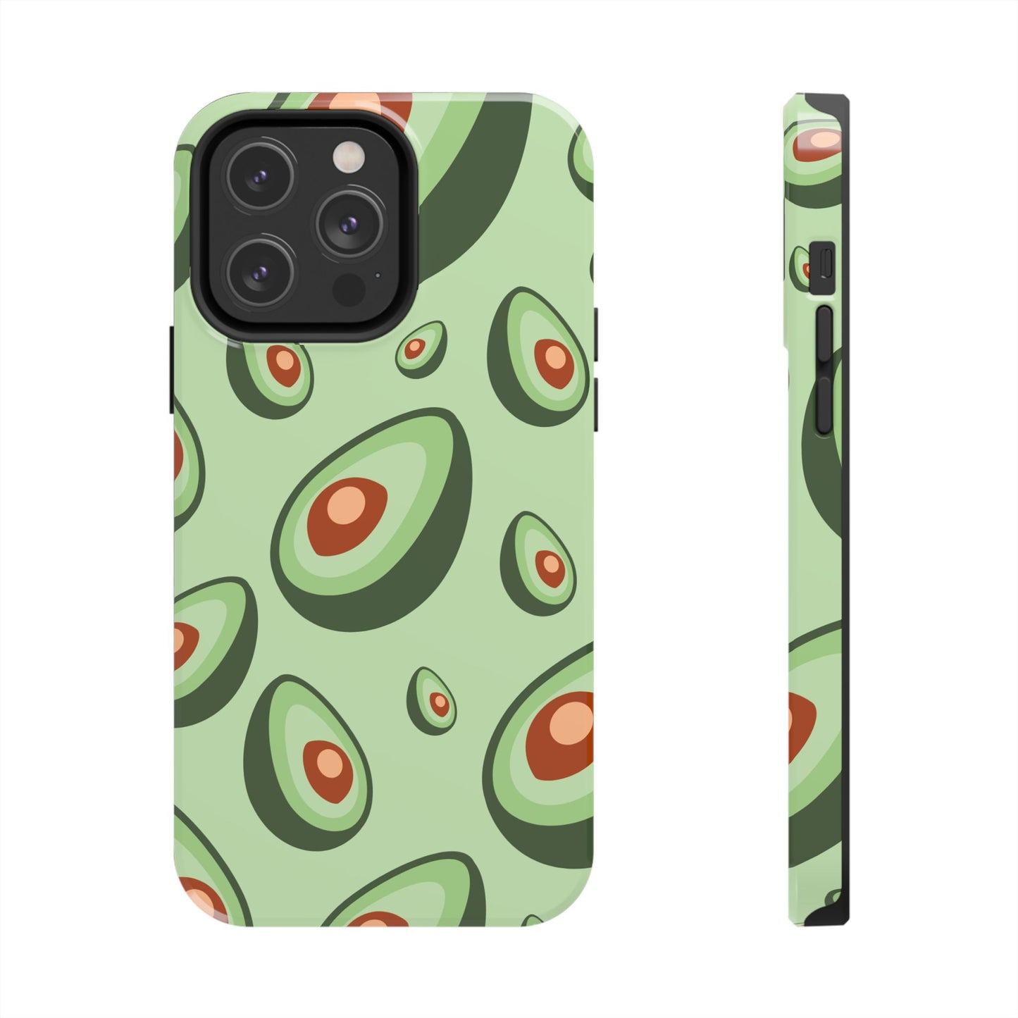 Trendy Avocado Pattern Green Aesthetic Minimal Fruit Phone Case | Food