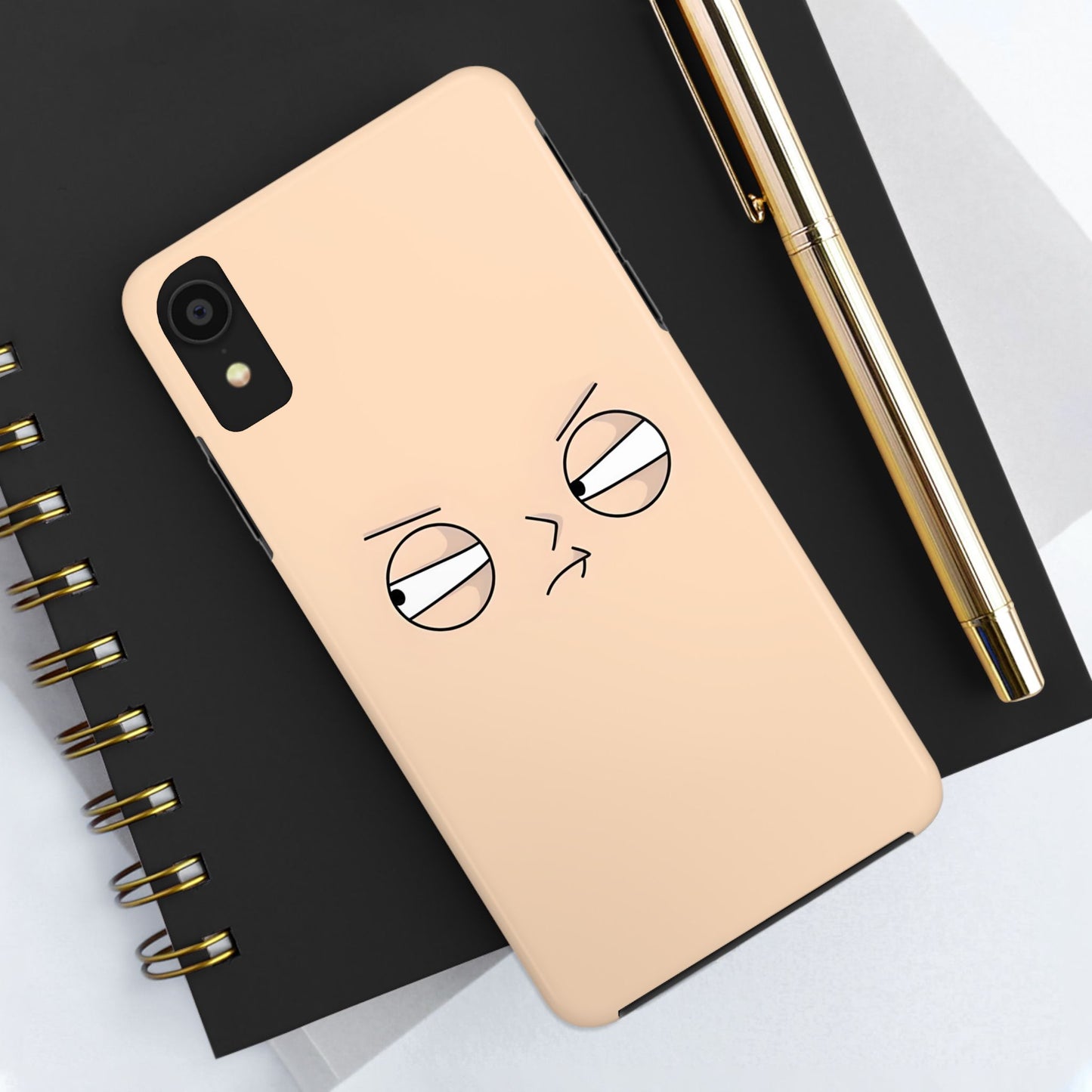 Family Guy Stewie Suspicious Eyes Look Tough Phone Case | Cartoons