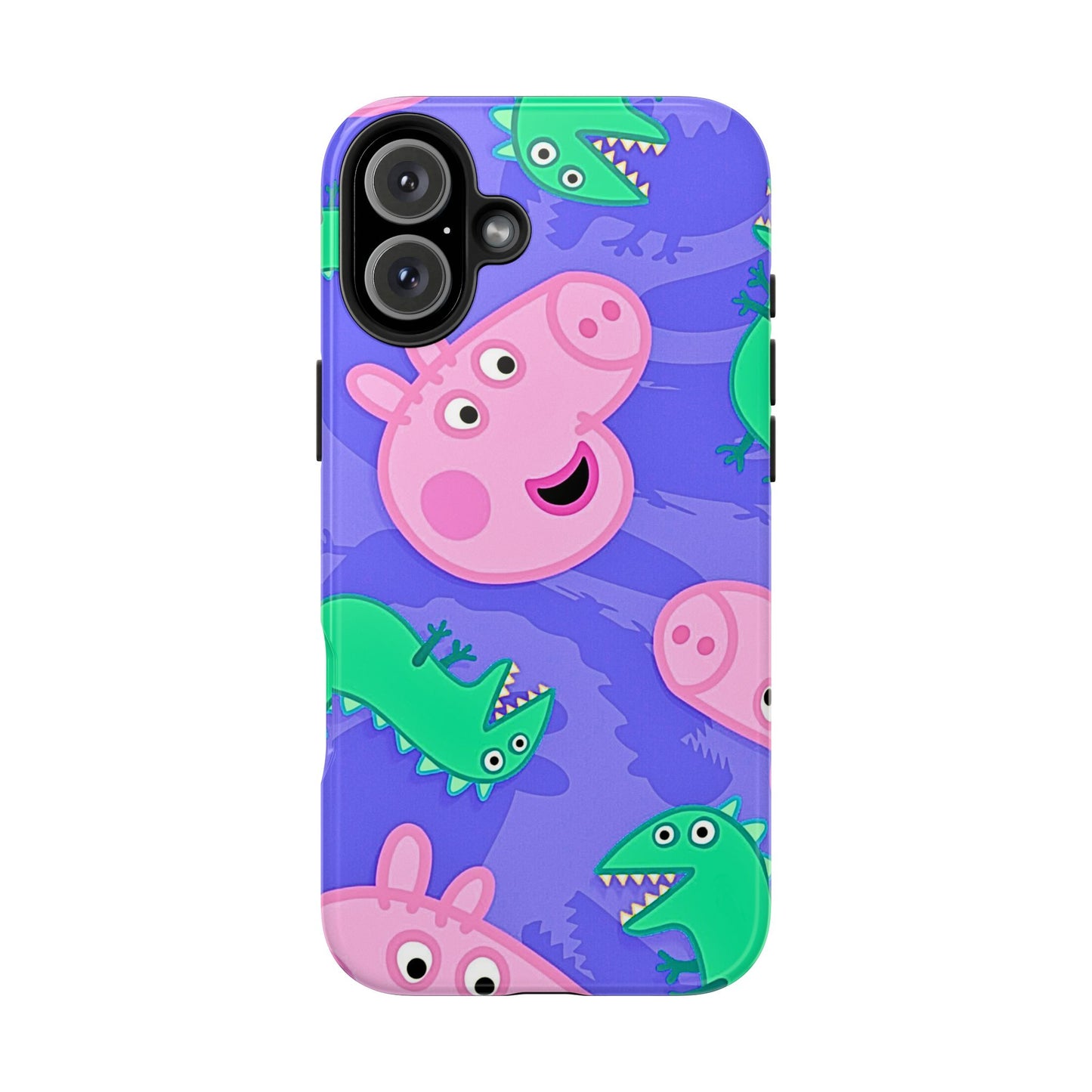 Peppa Pig & George Dinosaur Pattern Tough Phone Case | Cartoons - Peppa Pig